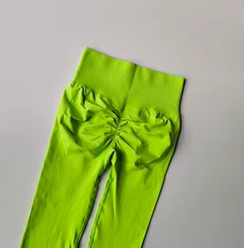 High Waisted Leggings Compression Fitness Women Peach Hip Lifting Exercise Tight Stretch Running Yoga Pants Outdoor Wear